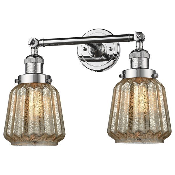 Innovations Lighting 2 Light Vintage Dimmable Led Bathroom Fixture 208-PC-G146-LED